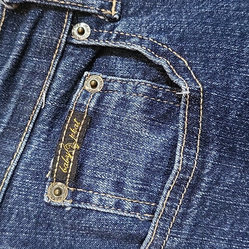 EUC Baby Phat Boot Cut Blue Jeans Size 5 - Picture 3 of 9